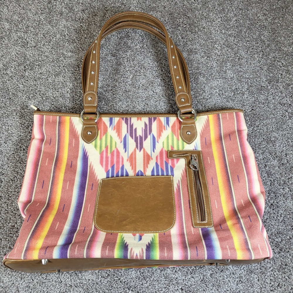 Montana West Tote Bag Purse‎ Colorful Aztec Print Western Handbag Shoulder Bag
